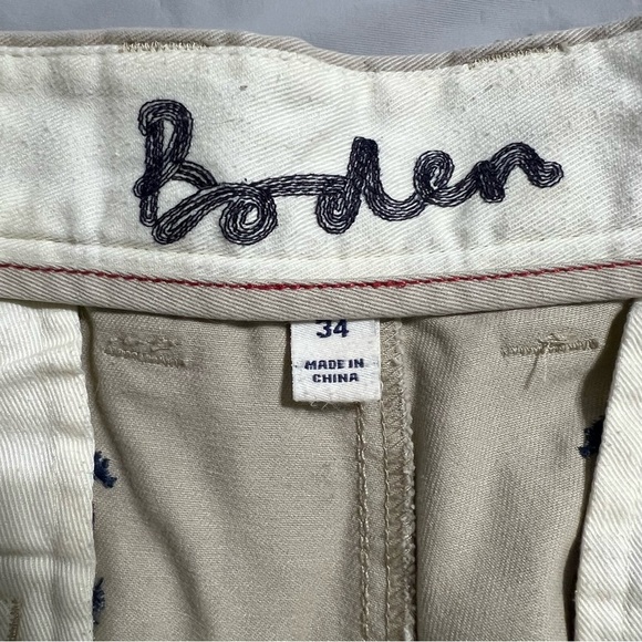 Boden Men’s Embroidered Seahorse Chino Shorts size 34 - Picture 6 of 8